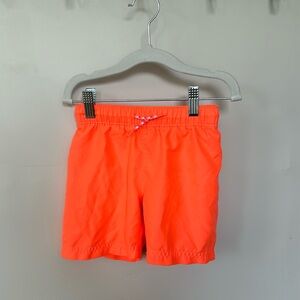 Old Navy Toddler Boy Swim Trunks Neon Orange
